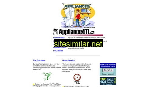 appliance411.ca alternative sites