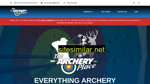 Archeryplaceshoponline similar sites