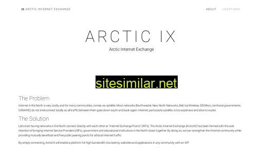arcticix.ca alternative sites