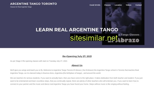 argentinetangotoronto.ca alternative sites