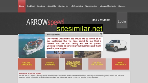 Arrowspeed similar sites