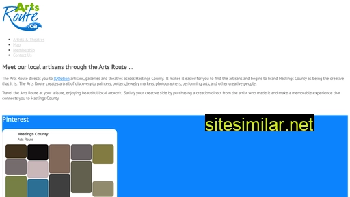 artsroute.ca alternative sites