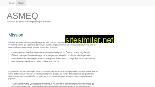 asmeq.ca alternative sites