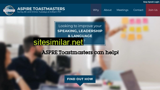 aspiretoastmasters.ca alternative sites