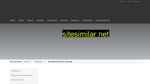 astromcgill.ca alternative sites