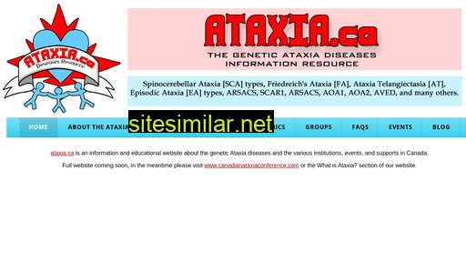 ataxia.ca alternative sites