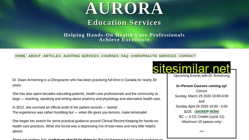 auroraeducationservices.ca alternative sites