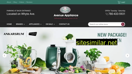 avenueappliance.ca alternative sites