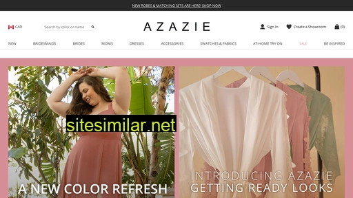 Azazie similar sites
