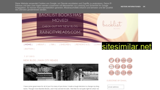 backlistbooks.ca alternative sites