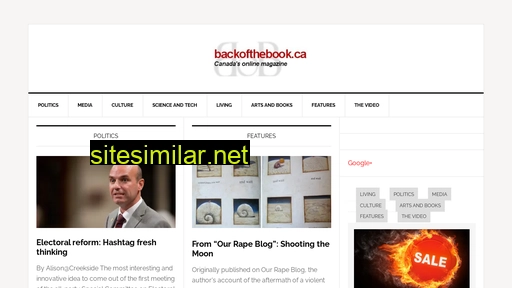backofthebook.ca alternative sites