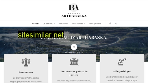 barreauarthabaska.ca alternative sites