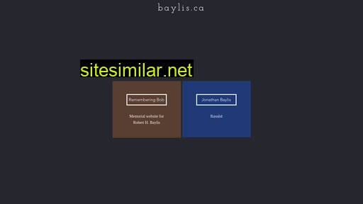 baylis.ca alternative sites