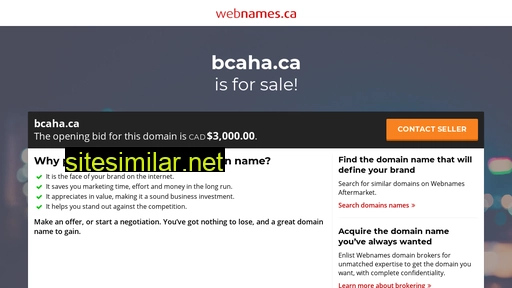 bcaha.ca alternative sites