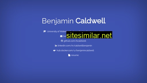 Bcaldwell similar sites