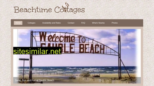 beachtimecottages.ca alternative sites
