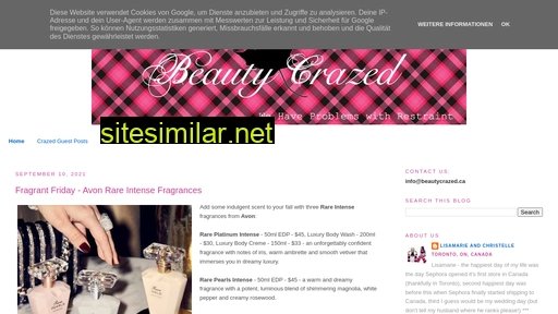 beautycrazed.ca alternative sites