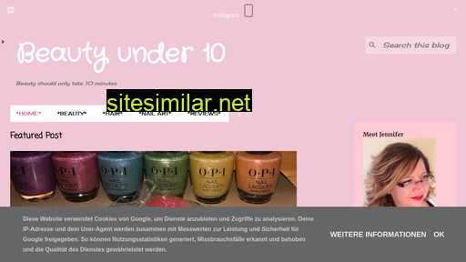 Beautyunder10 similar sites