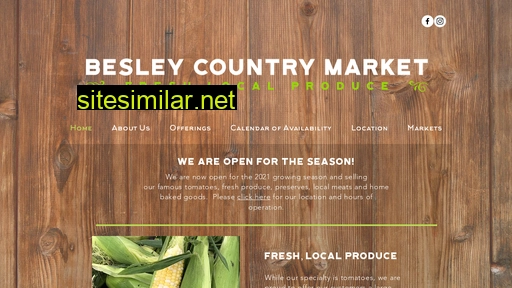 besleycountrymarket.ca alternative sites