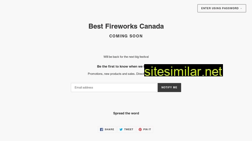 bestfireworks.ca alternative sites