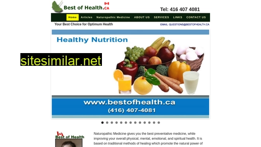 bestofhealth.ca alternative sites