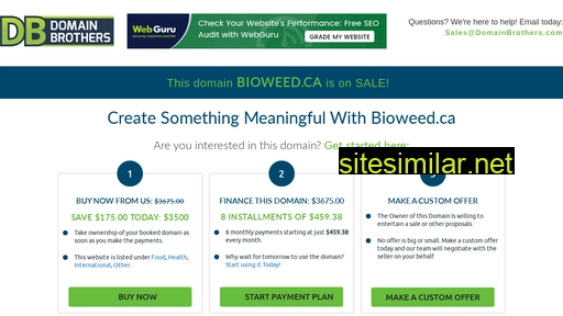 bioweed.ca alternative sites