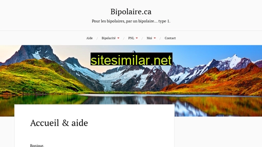 bipolaire.ca alternative sites