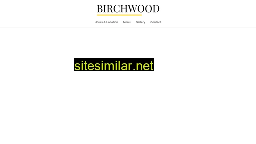 birchwoodcafe.ca alternative sites