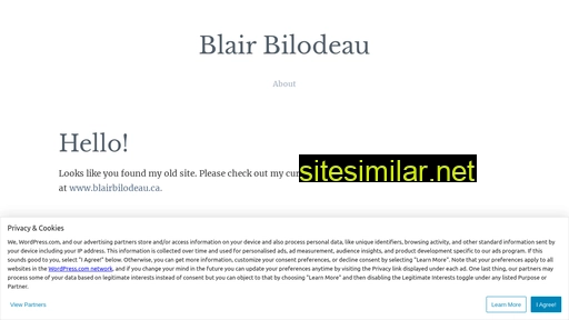 blairbilodeau.ca alternative sites