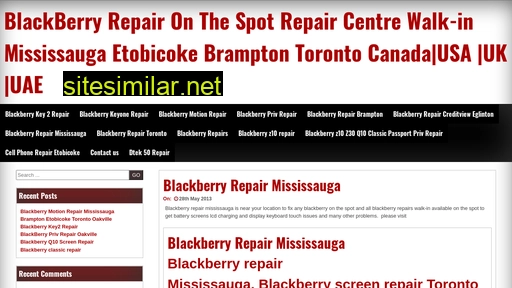 Blackberryrepair similar sites