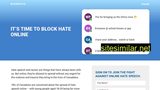 blockhate.ca alternative sites
