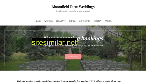bloomfieldfarmweddings.ca alternative sites