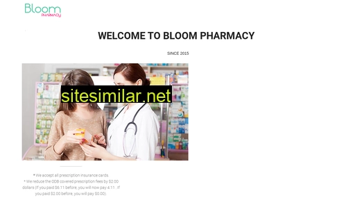 bloompharmacy.ca alternative sites