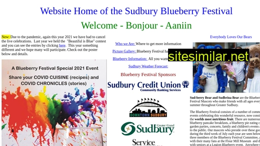 blueberryfestival.ca alternative sites