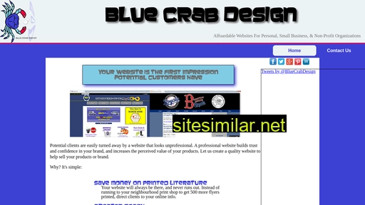 Bluecrabdesign similar sites
