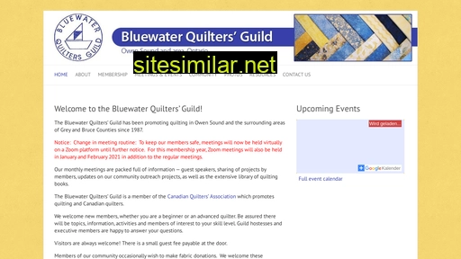 bluewaterquiltersguild.ca alternative sites