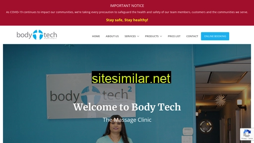 Bodytechmassage similar sites