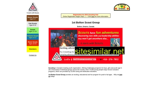 Boltonscouts similar sites