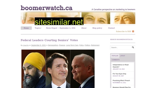 boomerwatch.ca alternative sites