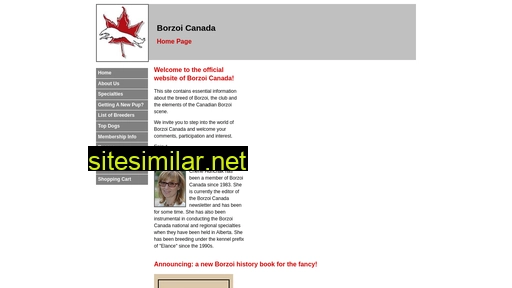 borzoicanada.ca alternative sites