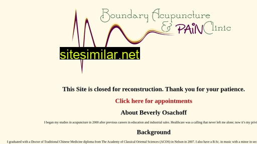 boundarypain.ca alternative sites