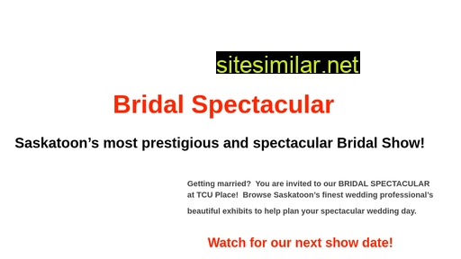 bridalspectacular.ca alternative sites
