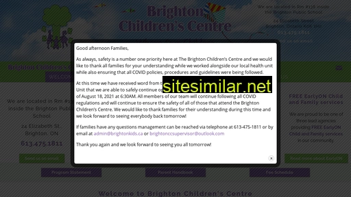 brightonkids.ca alternative sites