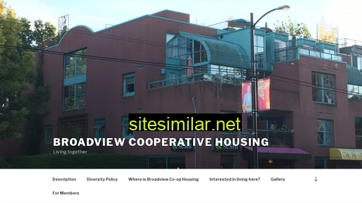 broadviewhousing.ca alternative sites