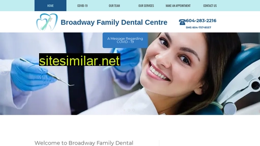 broadwayfamilydentalcentre.ca alternative sites