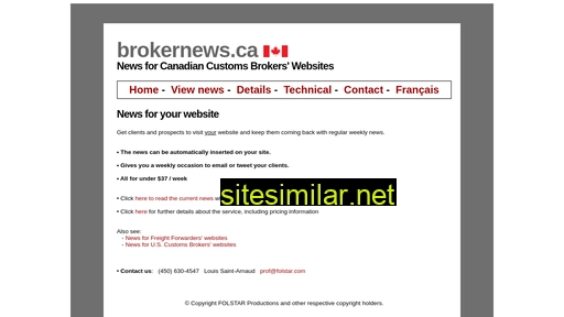 brokernews.ca alternative sites