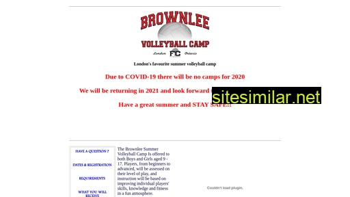 brownleevolleyballcamp.ca alternative sites