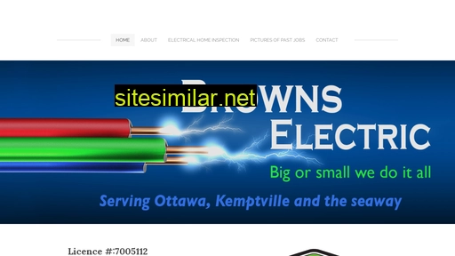 brownselectric.ca alternative sites