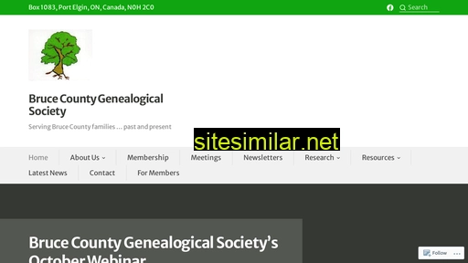 brucecountygenealogicalsociety.ca alternative sites