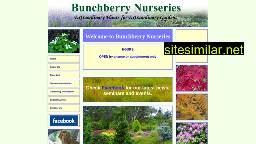 bunchberrynurseries.ca alternative sites